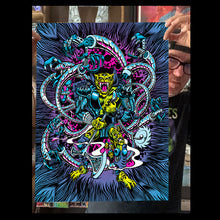 Load image into Gallery viewer, # Altered Beast Poster UV blacklight 18x24 limited