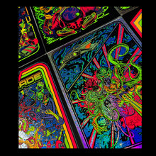 Load image into Gallery viewer, # Arcade blacklight mini portfoilio singles and sets! (screen printed)