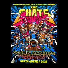 Load image into Gallery viewer, # The Chats North America Blacklight Tour Poster