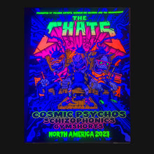 Load image into Gallery viewer, # The Chats North America Blacklight Tour Poster