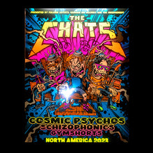 Load image into Gallery viewer, # The Chats North America Blacklight Tour Poster