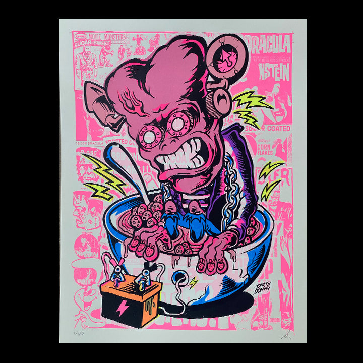 1 LAST ONE! Frankenberry poster Collab with Jim Maddison/Dirty
