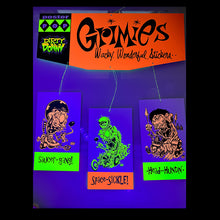 Load image into Gallery viewer, Grimies old school mobile! UV screen printed black light