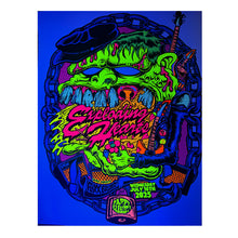 Load image into Gallery viewer, Exploding Hearts UV screenprint poster