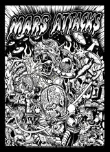 Load image into Gallery viewer, # Mars Attacks PREORDER Blacklight UV Screenprint Poster