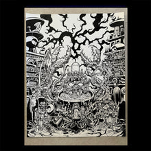 Load image into Gallery viewer, #1 PRIMUS - Original Art Blackline Ink on Cardstock 19x24" Signed