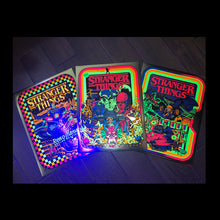 Load image into Gallery viewer, Stranger Things set of 3 chrome foil paper (edition of 10!)