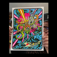 Load image into Gallery viewer, # Arcade blacklight mini portfoilio singles and sets! (screen printed)
