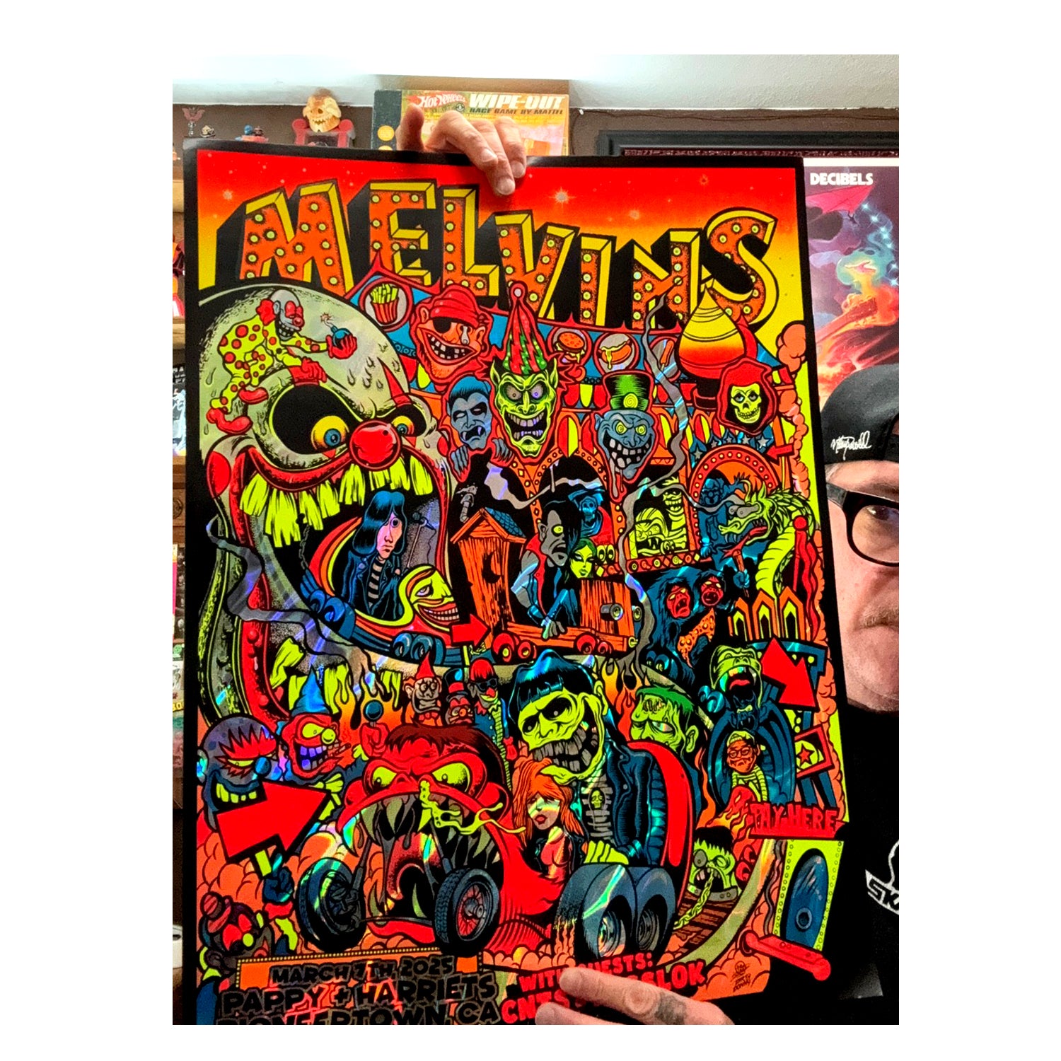 Melvins 2025 blacklight poster NEW! – official-dirty-donny-store