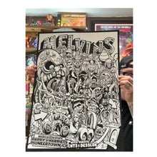 Load image into Gallery viewer, Melvins 2025 blacklight poster NEW!