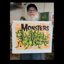 Load image into Gallery viewer, #1 Last one!!! MONSTERS Print Colab with Jim Madison!