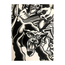 Load image into Gallery viewer, Calling All Destroyers - Original Blackline Ink on Cardstock 19x24" Signed