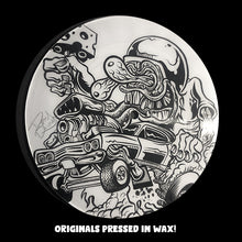 Load image into Gallery viewer, #1 Original ink drawings pressed into Vinyl 7 inch record!