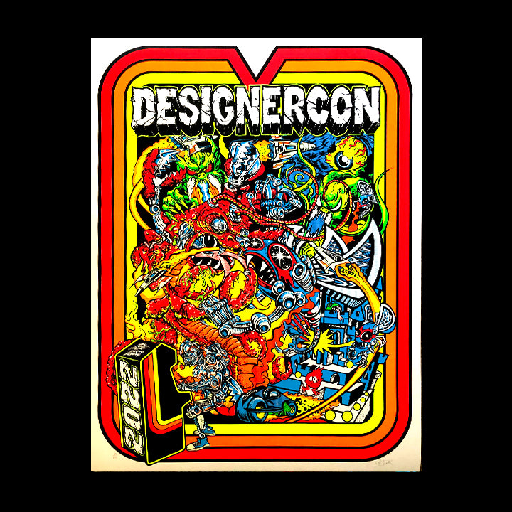 ポスター Designer-Con screen print 9 Designercon Official Poster Editions and Variants