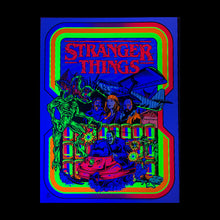 Load image into Gallery viewer, STRANGER THINGS official limited blacklight screen printed poster