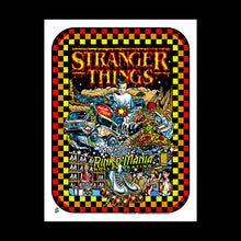 Load image into Gallery viewer, STRANGER THINGS official limited blacklight screen printed poster