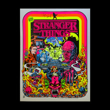 Load image into Gallery viewer, STRANGER THINGS official limited blacklight screen printed poster
