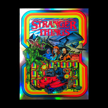 Load image into Gallery viewer, STRANGER THINGS official limited blacklight screen printed poster