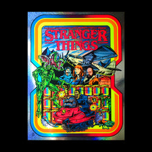 Load image into Gallery viewer, STRANGER THINGS official limited blacklight screen printed poster