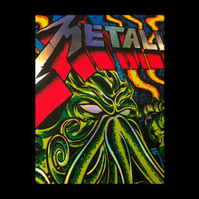 Load image into Gallery viewer, # Metallica Ktulu rise or Pinball (AP artist proof rainbow foil)