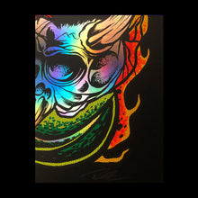 Load image into Gallery viewer, # Metallica Ktulu rise or Pinball (AP artist proof rainbow foil)