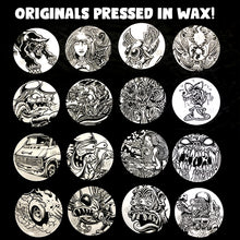 Load image into Gallery viewer, #1 Original ink drawings pressed into Vinyl 7 inch record!