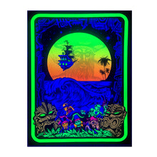 Load image into Gallery viewer, Sky Pirates Blacklight Poster