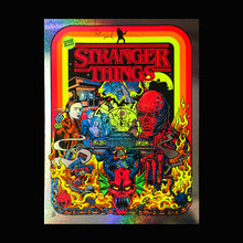 Load image into Gallery viewer, STRANGER THINGS official limited blacklight screen printed poster