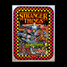 Load image into Gallery viewer, STRANGER THINGS official limited blacklight screen printed poster