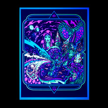 Load image into Gallery viewer, #5 - Tropical Gothclub flocked velver blacklight print!