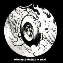 Load image into Gallery viewer, #1 Original ink drawings pressed into Vinyl 7 inch record!