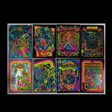 Load image into Gallery viewer, # Arcade blacklight mini portfoilio singles and sets! (screen printed)
