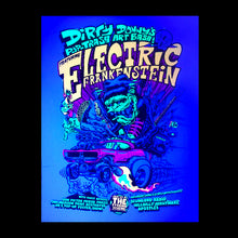 Load image into Gallery viewer, Electric Frankenstein DD art bash print. Only a few avaiable!

