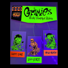Load image into Gallery viewer, Grimies old school mobile! UV screen printed black light
