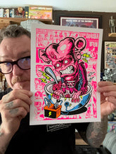Load image into Gallery viewer, Cereal Monsters UV Blacklight Screen Print
