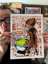 Load image into Gallery viewer, Cereal Monsters UV Blacklight Screen Print
