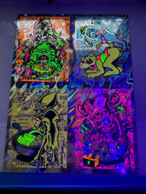 Load image into Gallery viewer, Cereal Monsters UV Blacklight Screen Print
