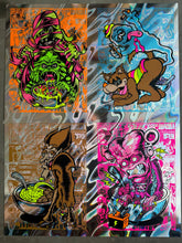 Load image into Gallery viewer, Cereal Monsters UV Blacklight Screen Print
