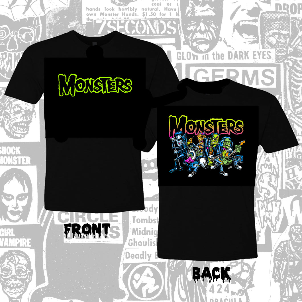 Monsters shirts! blacklight/color ALMOST GONE!