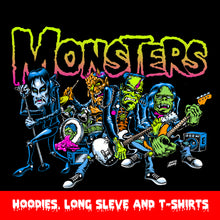 Load image into Gallery viewer, #1 PREORDER Monsters blacklight/color shirts!
