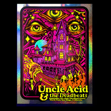 Load image into Gallery viewer, # UNCLE ACID show poster (LIMMITED!) Blacklight screen print
