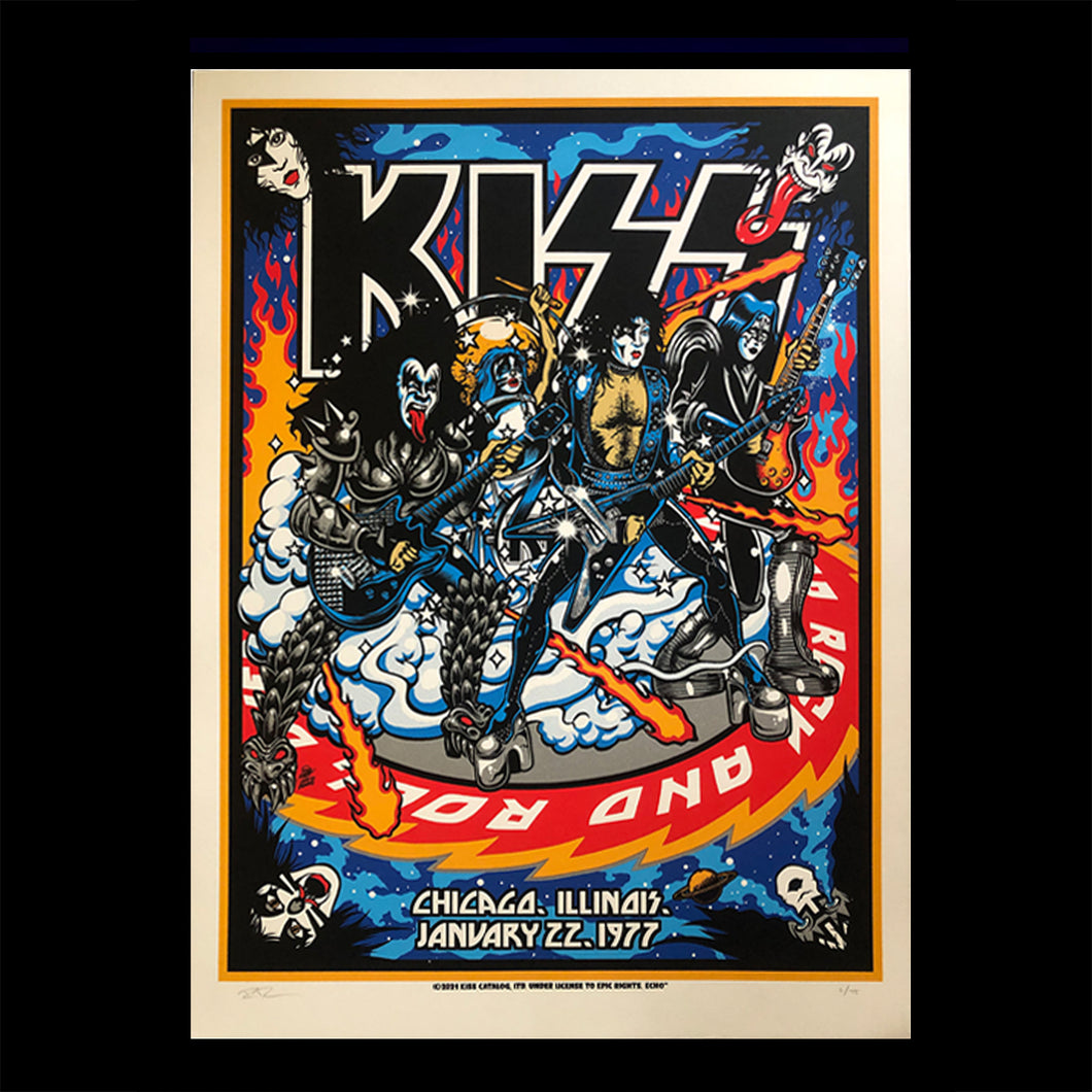 Posters From My Personal Archive - Kiss Metallica AC/DC Hendrix