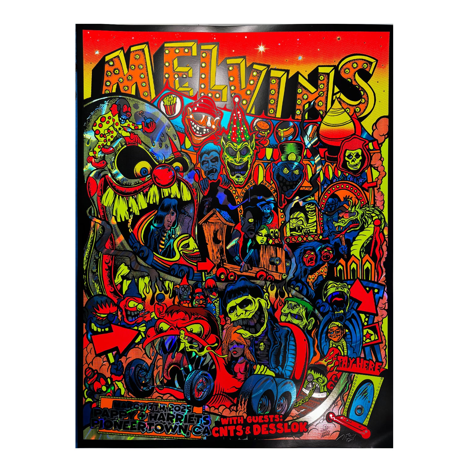Melvins 2025 blacklight poster NEW! – official-dirty-donny-store