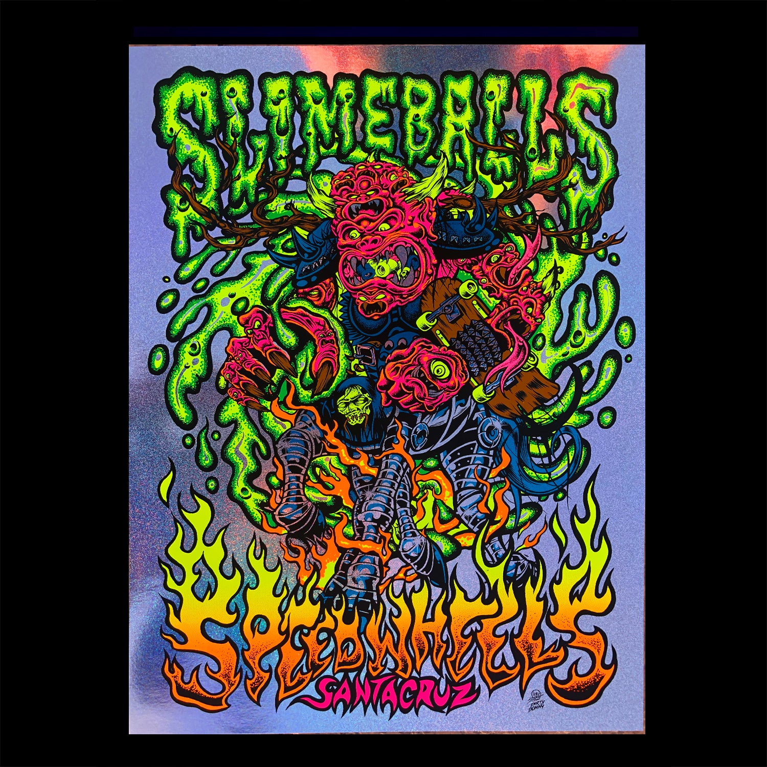 Slimeballs Skate Beast Blacklight Poster – official-dirty-donny-store