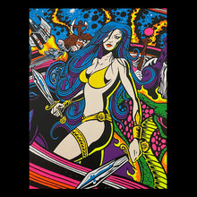 Load image into Gallery viewer, Space Trippin Blacklight UV 18x24 poster Only 3 left!
