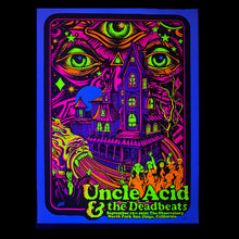 Load image into Gallery viewer, # UNCLE ACID show poster (LIMMITED!) Blacklight screen print
