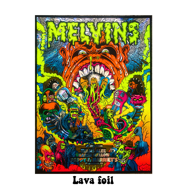 MELVINS official show blacklight print – official-dirty-donny-store