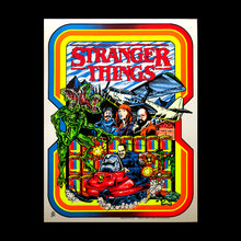 Load image into Gallery viewer, #2 STRANGER THINGS official limited blacklight screen printed poster
