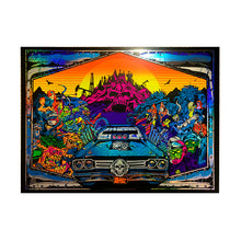 Load image into Gallery viewer, Heavy Metal Burning Chrome DD EXCLUSIVE Sparkle Variant Poster!
