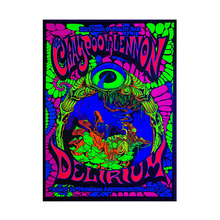 Claypool Lennon Delirium UV Blacklight Poster! – official-dirty